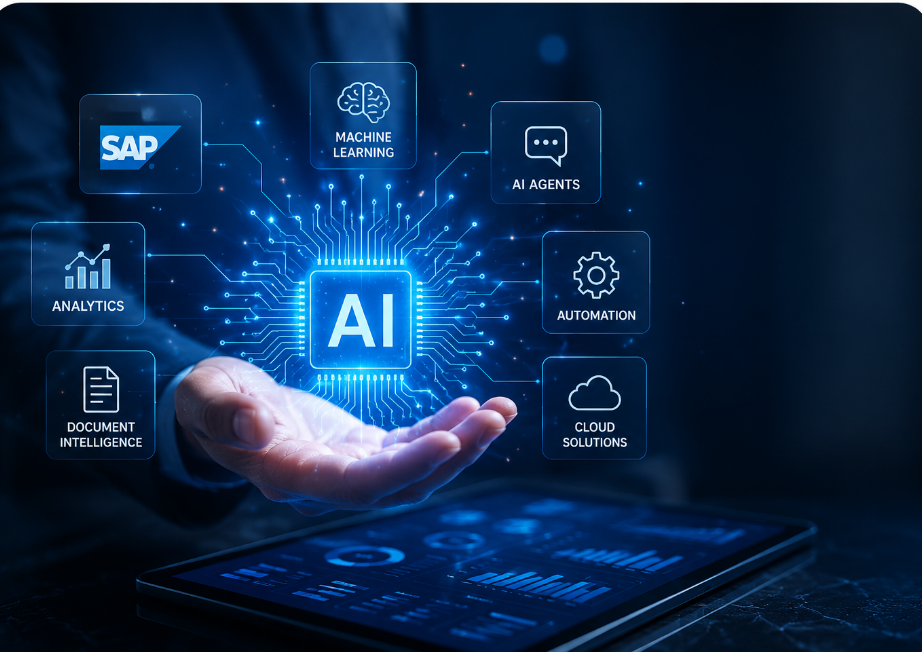 Enterprise AI and Microsoft automation visual